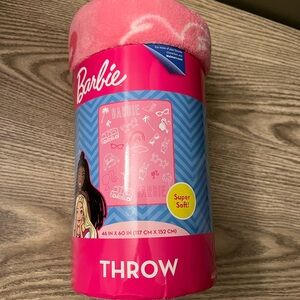 Barbie throw